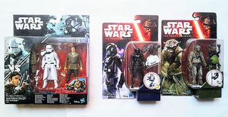 3 Blisters Star Wars - Figuras Accion