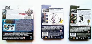 3 Blisters Star Wars - Figuras Accion