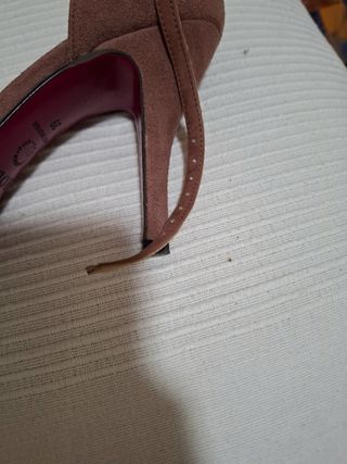 Sandalias Lodi tacón rosa palo