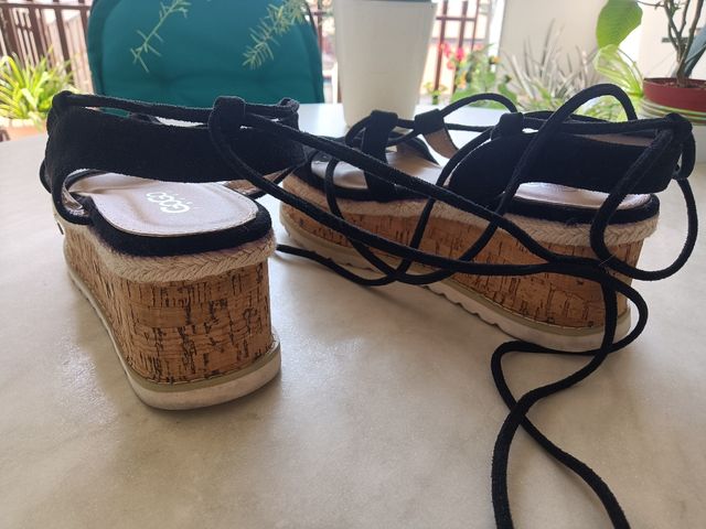 Sandali Gogo neri alla schiava