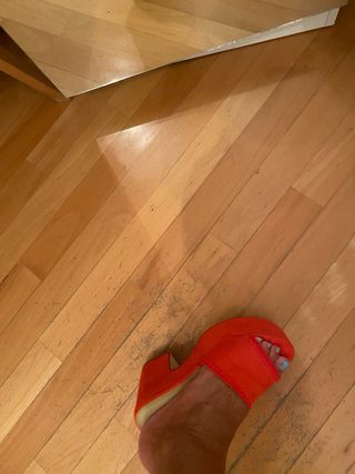 Sandali Nine West rossi - zeppa