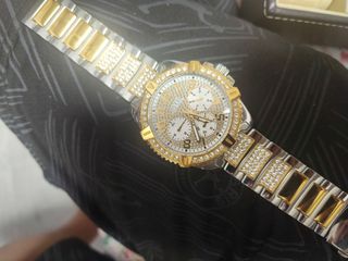 Reloj Guess Hombre Dorado y Plateado