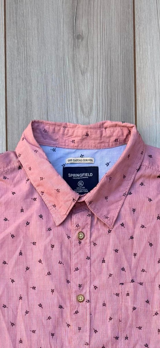 Camisa Springfield XL vintage rosa