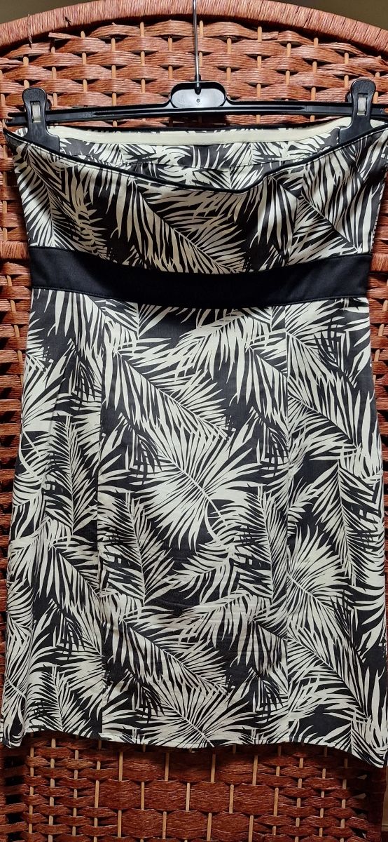 Abito corto HeM bianco e nero