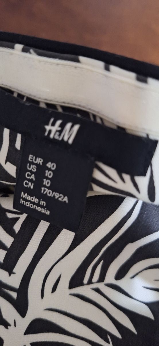 Abito corto HeM bianco e nero