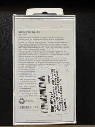 Google Pixel Buds Pro Blancos/Gris Niebla