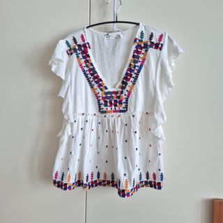 Blusa bordada étnica - Talla S