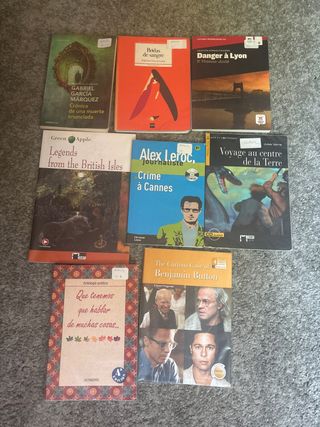 Libros se lectura ESO (castellano, ingles y france