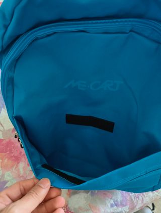 Zaino azzurro unisex