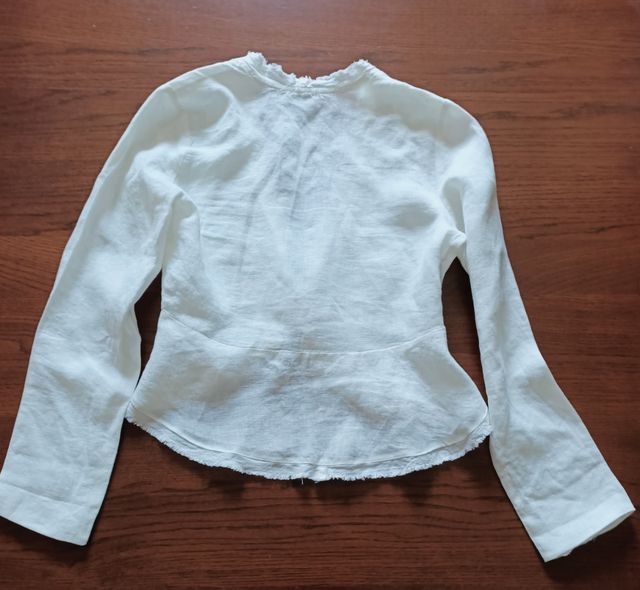 Blusa lino bianco JO MODA