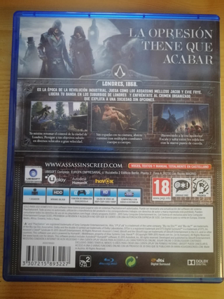 Assassin's Creed Syndicate PS4