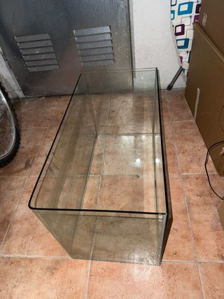 Pecera grande acuario transparente