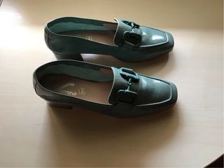 Mocasines Soriano piel verde 37