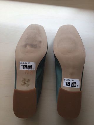 Mocasines Soriano piel verde 37