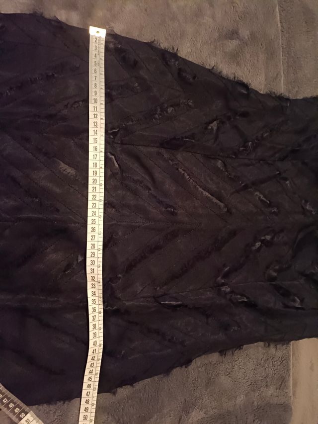 Vestido negro largo fiesta - Talla M