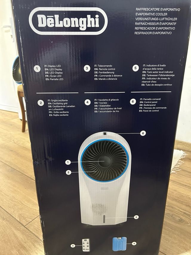 Climatizador Delonghi - Enfriador Portátil