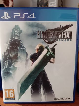PS4 (PlayStation 4) Final Fantasy VII Remake