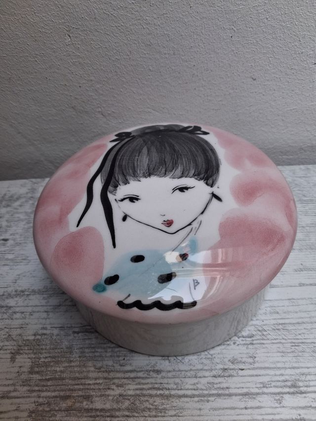 Scatola Ceramica Vintage anni '50