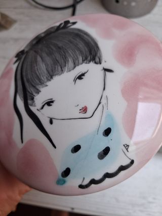 Scatola Ceramica Vintage anni '50