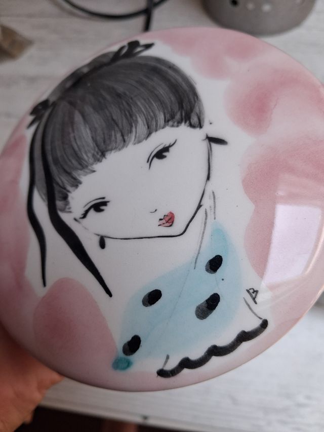 Scatola Ceramica Vintage anni '50