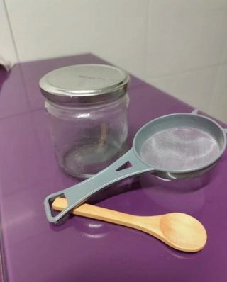 Kit Kefir Leche: Tarro + Colador + Cuchara