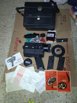 Cámara Super8 Eumig vintage años 80, Made in Japan