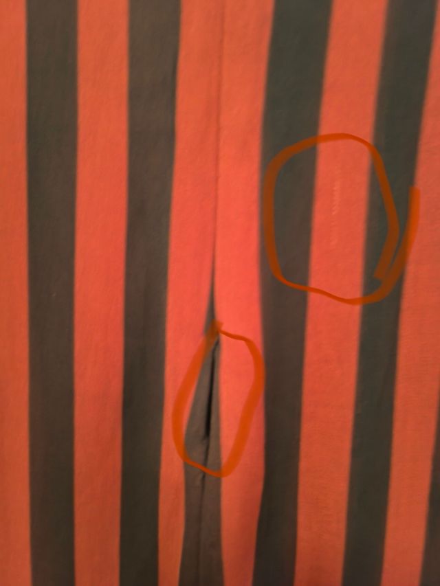 Vestido Bershka rayas XS