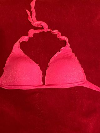 Bikini top rosa brillante