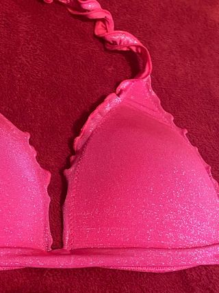 Bikini top rosa brillante