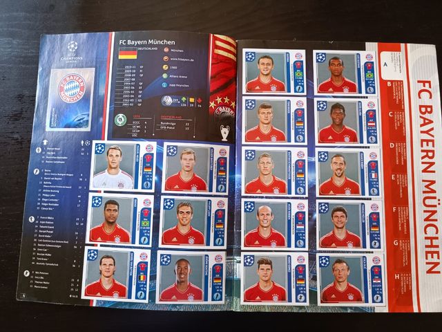 Álbum Liga Campeões 2011-12 completa 