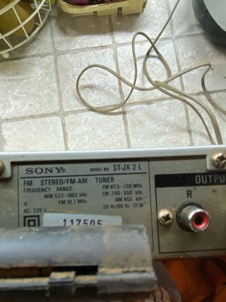 Radio Sony AM/FM vintage