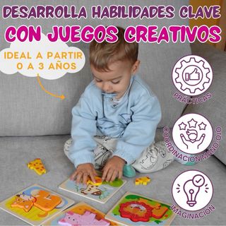 Puzzle Madera Infantil 8 piezas