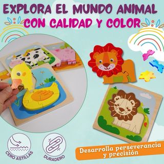 Puzzle Madera Infantil 8 piezas