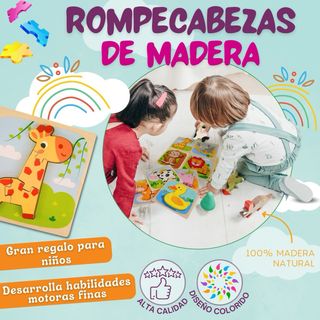 Puzzle Madera Infantil 8 piezas