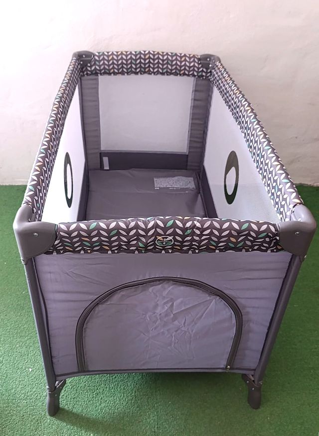 Cuna bebé parque infantil, hasta 15kg, Lionelo