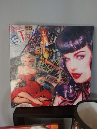 2 Quadri Marilyn Monroe + Lampada