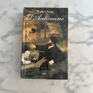 Libro "El Anticuario" de W.Scott