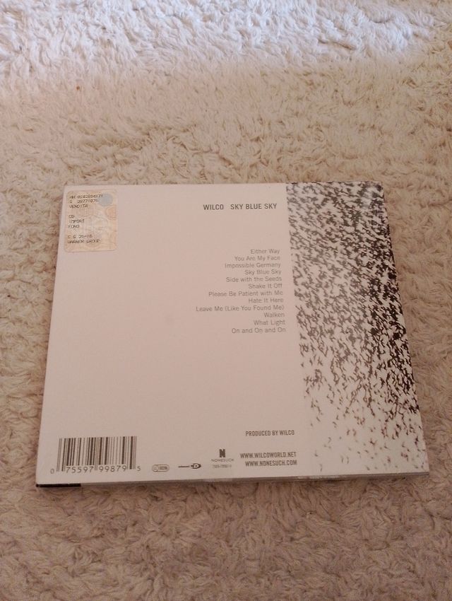 Cd Wilco bleu Sky bleu Sky 