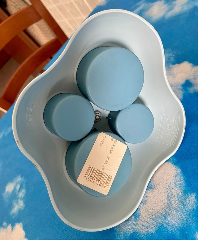 Set oliera/spezie Guzzini azzurro nuovo s/scatola