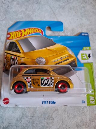 Hot Wheels Fiat 500e - Oro