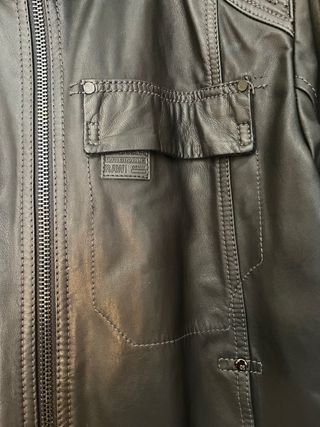 Chaqueta cuero G-Star Raw negra