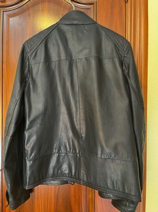 Chaqueta cuero G-Star Raw negra