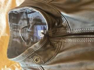 Chaqueta cuero G-Star Raw negra