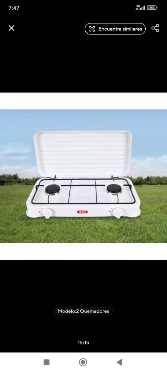 Cocina a gas 2 fuegos - Ornillo