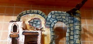 Belén Navidad artesanal de piedra figuras 20/30 cm