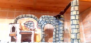 Belén Navidad artesanal de piedra figuras 20/30 cm