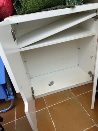 Estantería blanca 2 baldas. *** EN SEVILLA ***