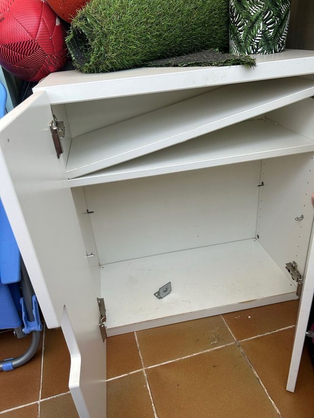 Estantería blanca 2 baldas. *** EN SEVILLA ***