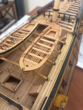 Maqueta Barco Fragata americana de tres Palos