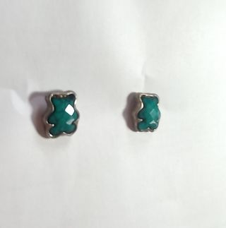 Pendientes Tous oso turquesa